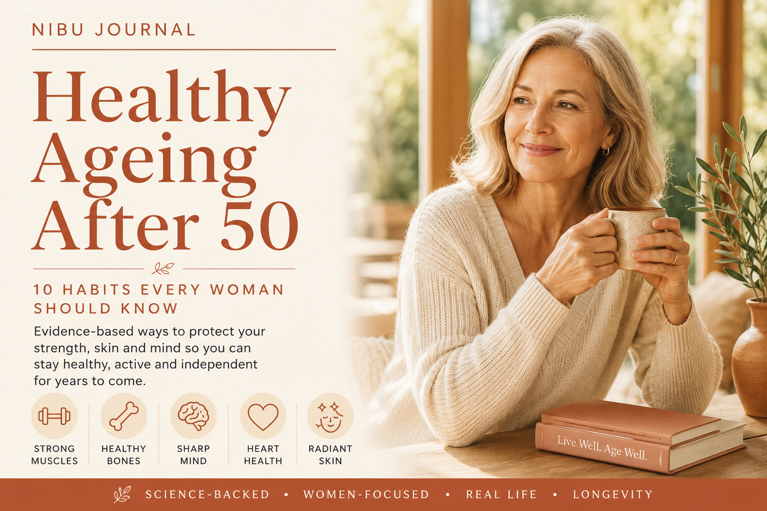Healthy Ageing After 50: Protecting Your Strength, Skin and Mind