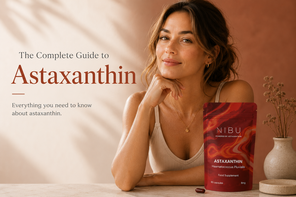 Nibu astaxanthin supplements and skincare products with guide to benefits dosage and safety