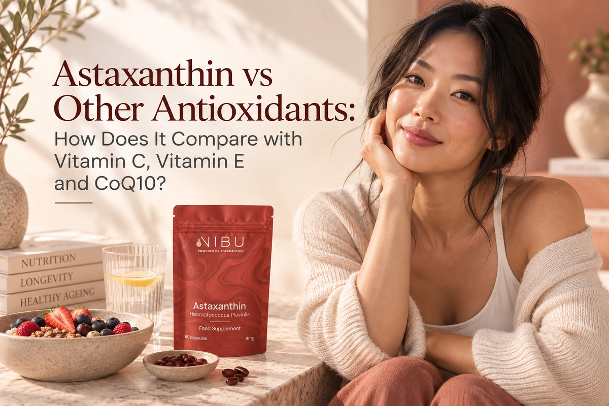 Astaxanthin vs Other Antioxidants: How Does It Compare with Vitamin C, Vitamin E and CoQ10?