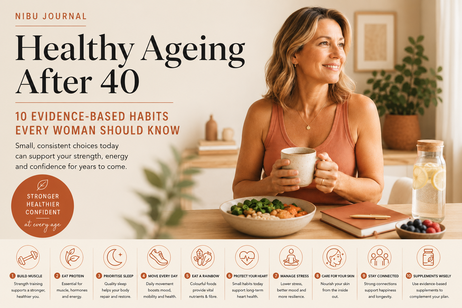 Healthy Ageing After 40: 10 Evidence-Based Habits Every Woman Should Know
