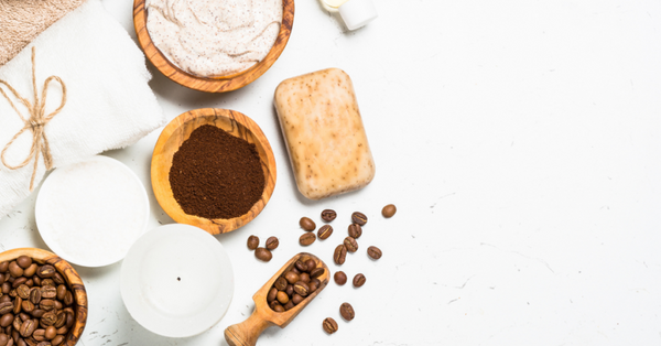 Make Your Own Face Scrub with Coffee, Coconut, Honey & Carrot Seed Oil