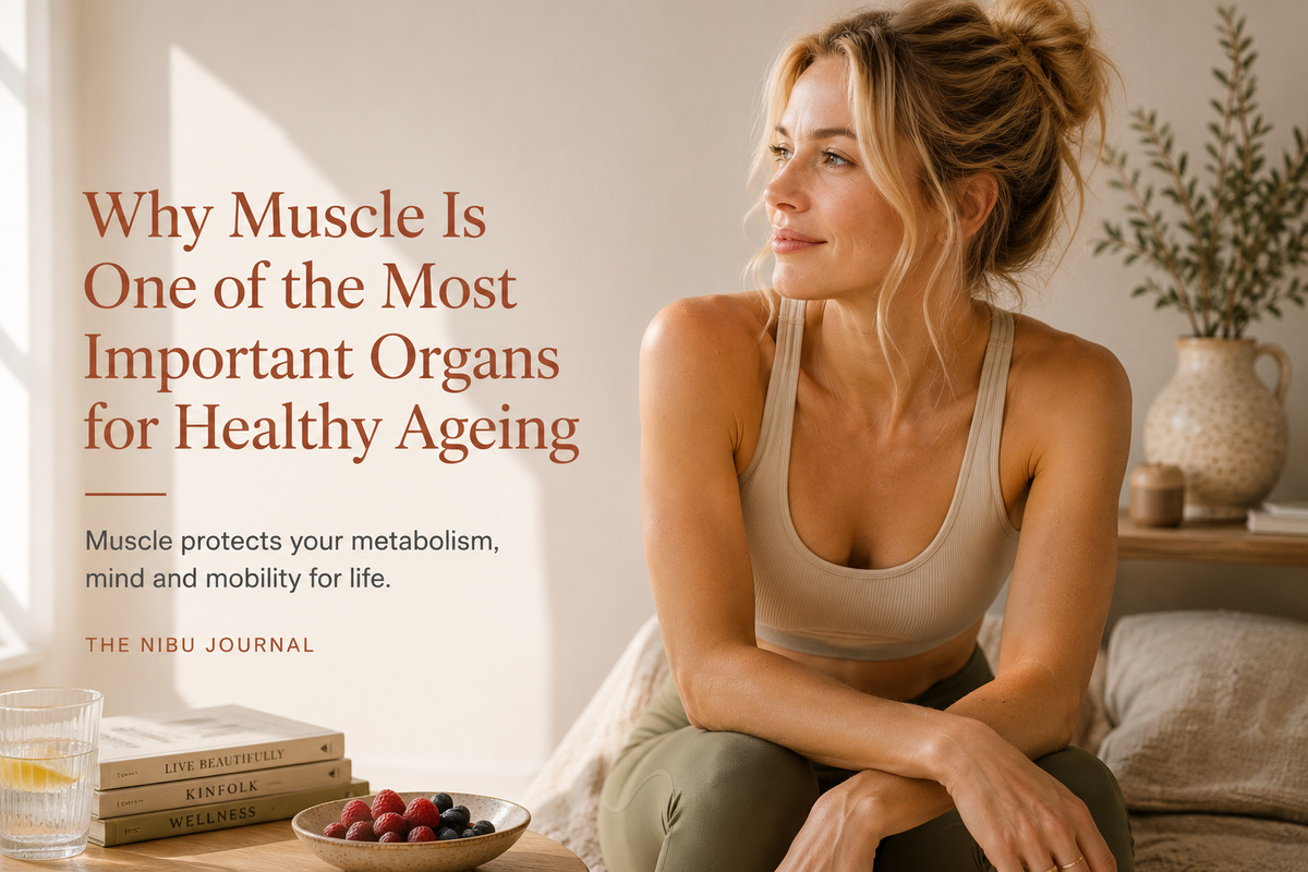 Woman over 40 strength training to preserve muscle mass and support healthy ageing
