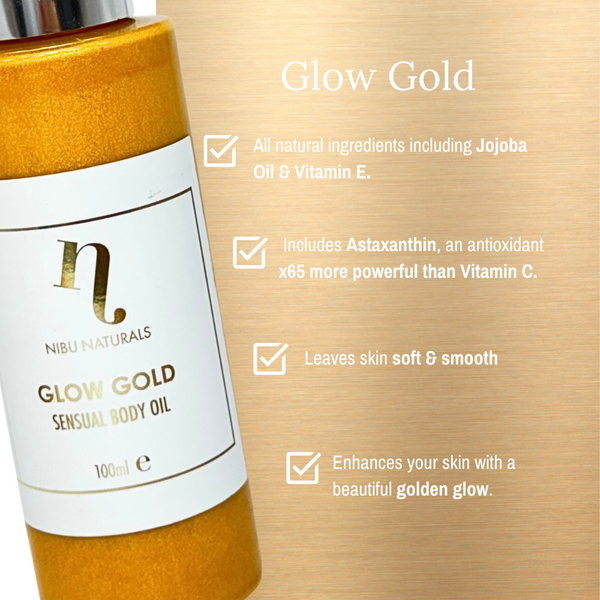 Nibu Glow Gold Body Oil